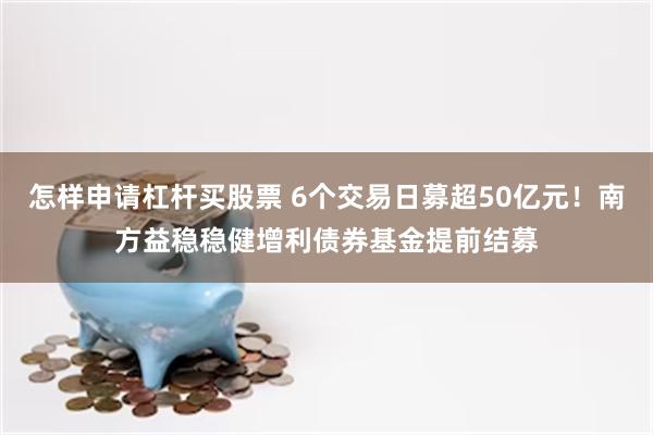 怎样申请杠杆买股票 6个交易日募超50亿元！南方益稳稳健增利债券基金提前结募
