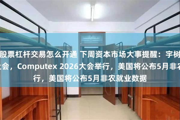 股票杠杆交易怎么开通 下周资本市场大事提醒：宇树科技IPO上会，Computex 2026大会举行，美国将公布5月非农就业数据