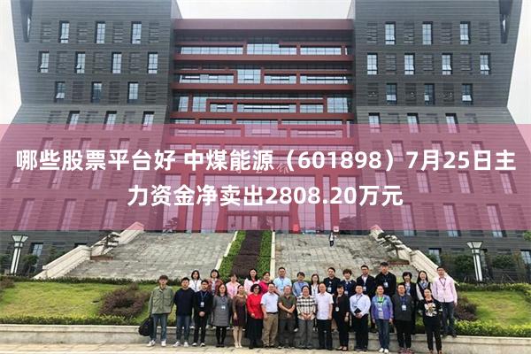 哪些股票平台好 中煤能源（601898）7月25日主力资金净卖出2808.20万元