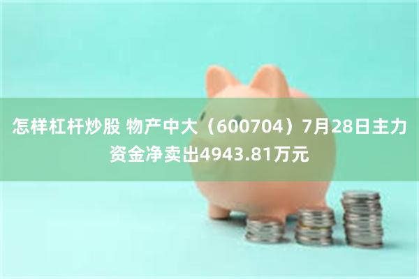 怎样杠杆炒股 物产中大（600704）7月28日主力资金净卖出4943.81万元