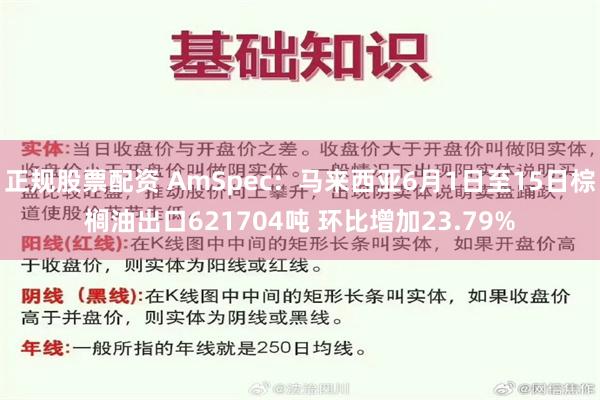 正规股票配资 AmSpec：马来西亚6月1日至15日棕榈油出口621704吨 环比增加23.79%
