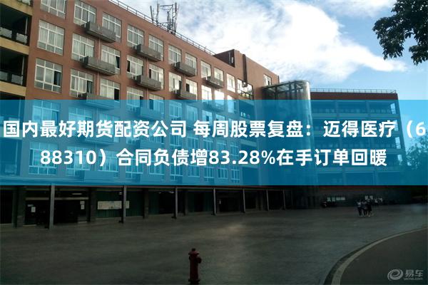 国内最好期货配资公司 每周股票复盘：迈得医疗（688310）合同负债增83.28%在手订单回暖