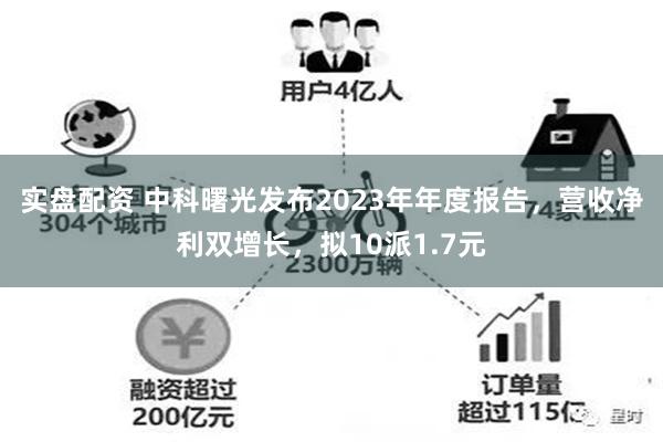 实盘配资 中科曙光发布2023年年度报告，营收净利双增长，拟10派1.7元