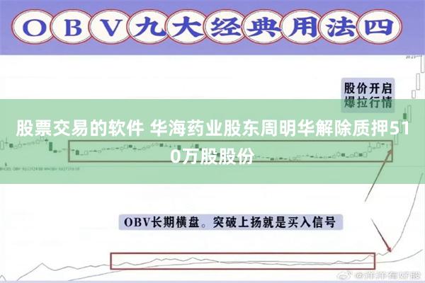 股票交易的软件 华海药业股东周明华解除质押510万股股份