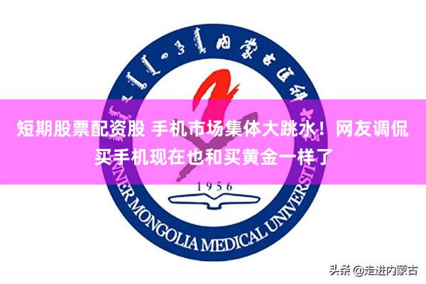 短期股票配资股 手机市场集体大跳水！网友调侃买手机现在也和买黄金一样了